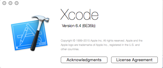 Xcode Version 6.4